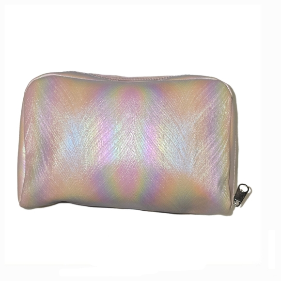 🆕Pearlescent Pink Makeup / Cosmetic Bag - NEW - Picture 4 of 5